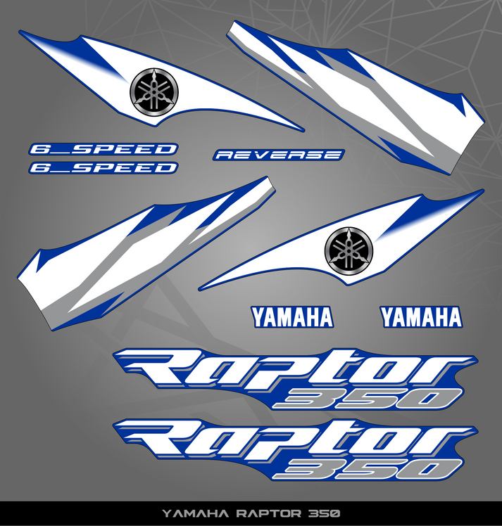 Partial Sticker Kit for Yamaha Raptor 350 – STICKER KITS SOUTH AFRICA