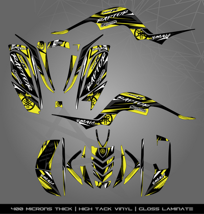 Full Sticker Kit for Yamaha Raptor 660 R