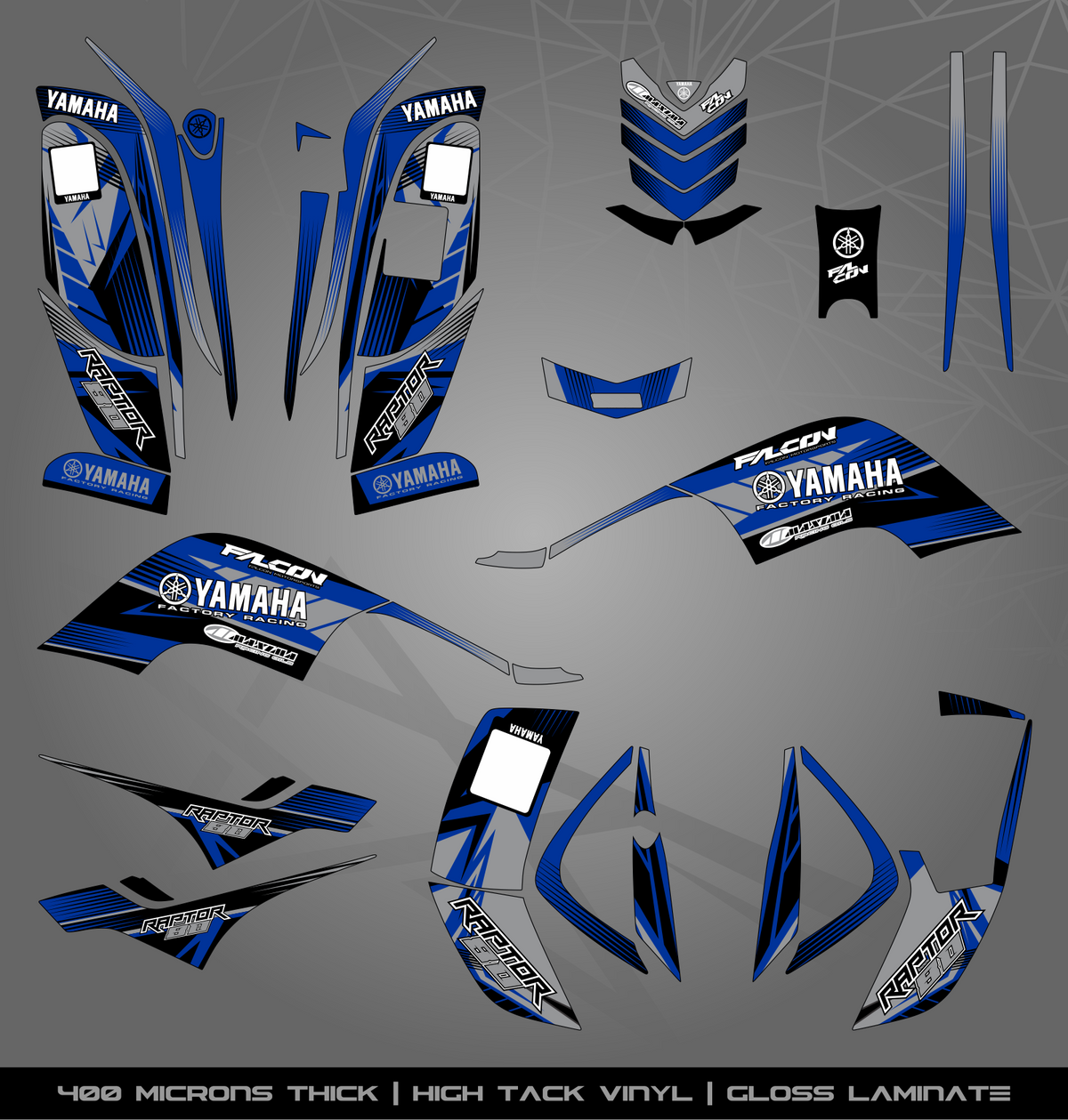 Yamaha Raptor Rim Sticker Full Sticker Kit for Yamaha Raptor 80 – STICKER KITS SOUTH AFRICA