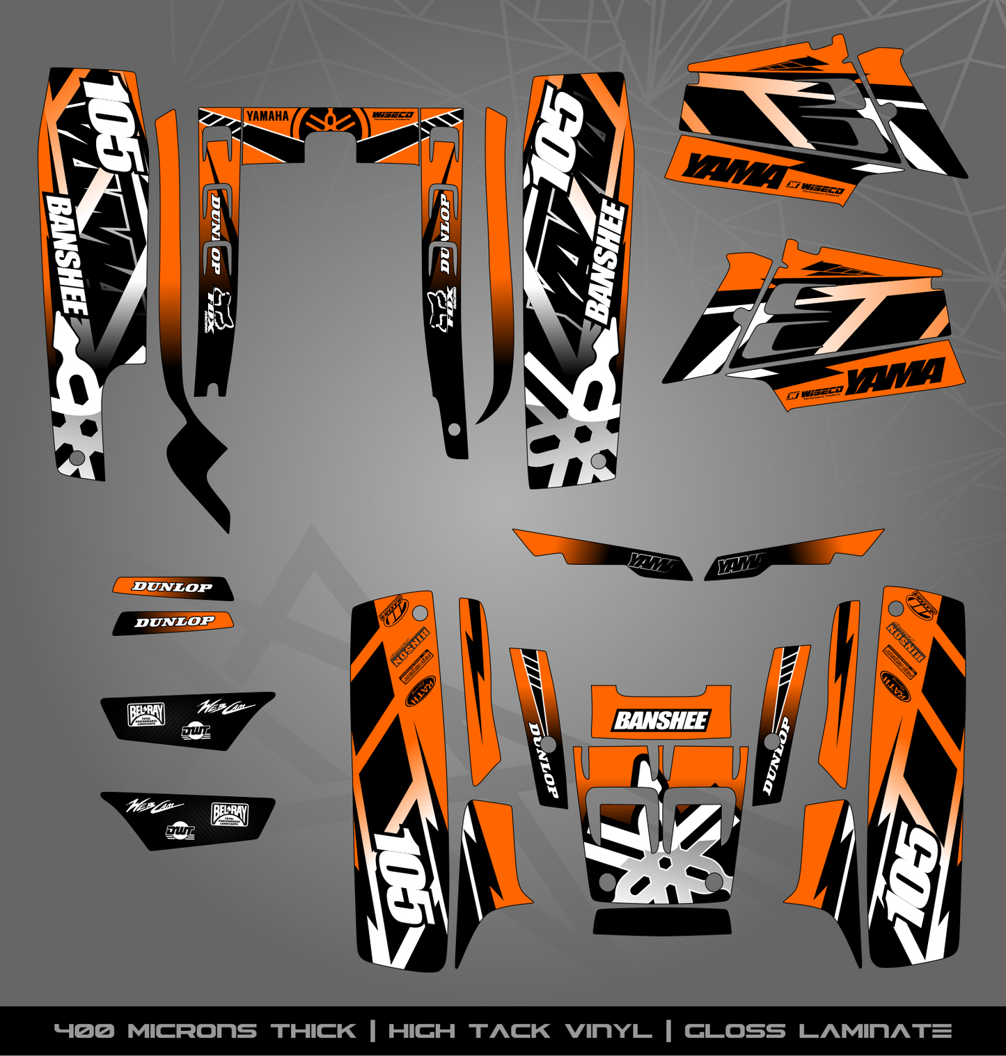 Full Sticker Kit for Yamaha Banshee 350