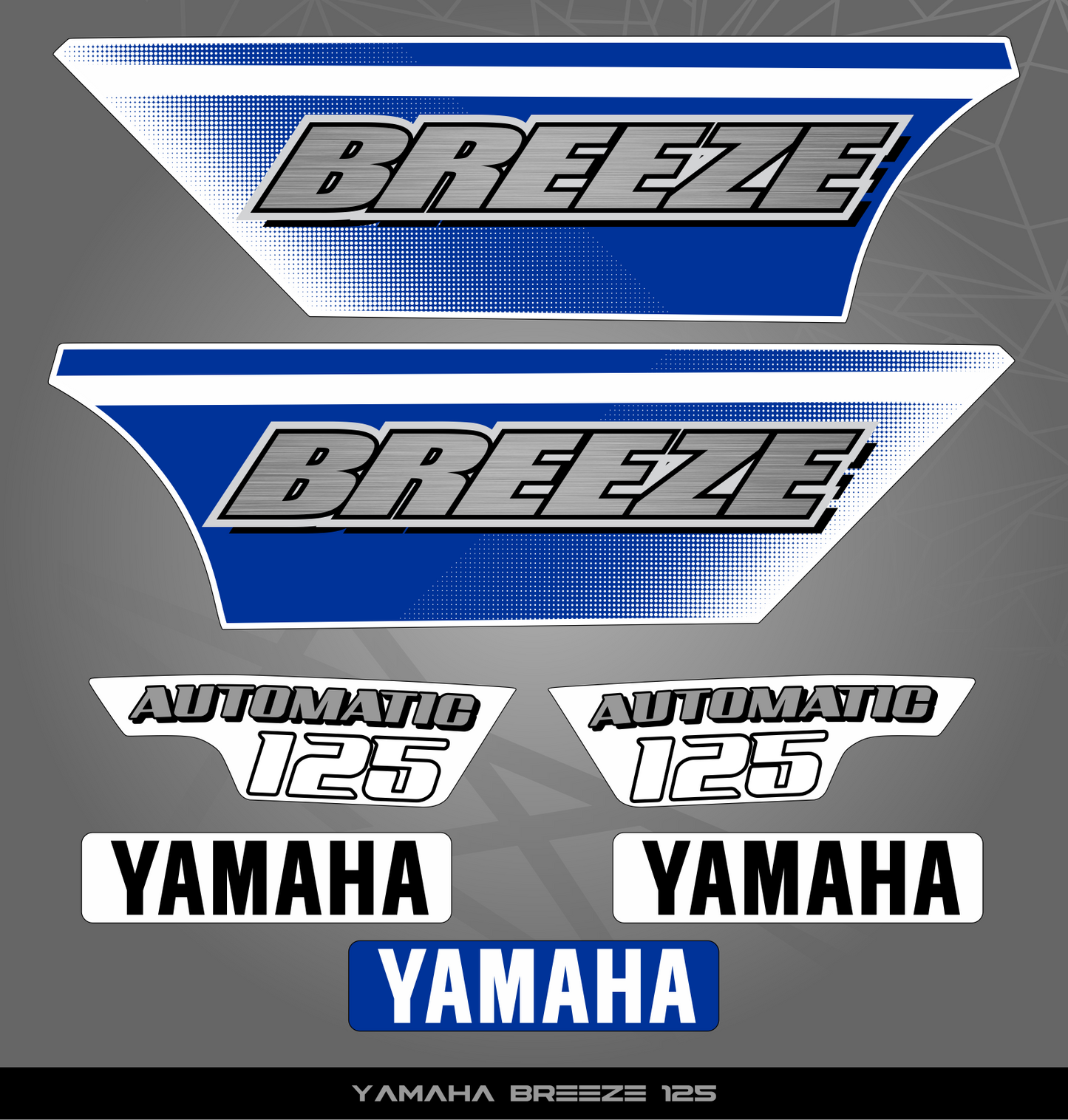 Partial Sticker Kit for Yamaha Breeze 125