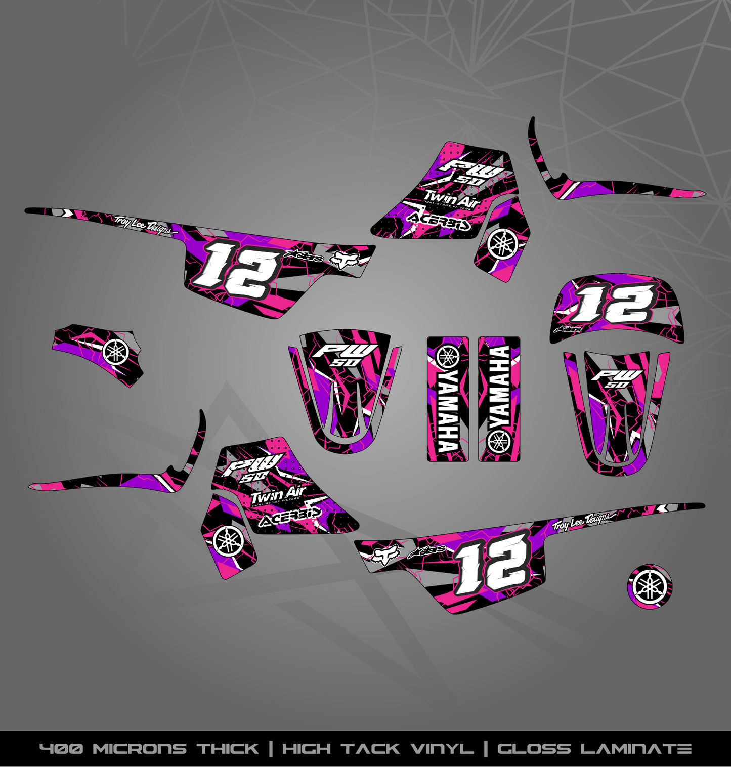 Full Sticker Kit for Yamaha PW 50