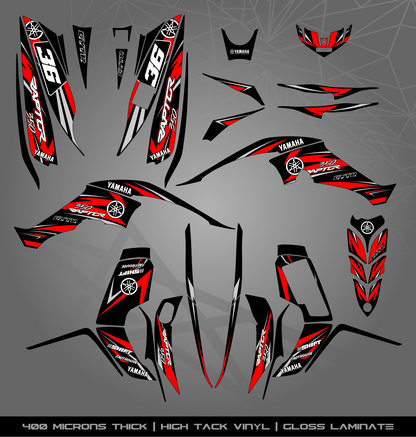 Full Sticker Kit for Yamaha Raptor 350