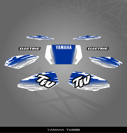 Partial Sticker Kit for Yamaha TW 200